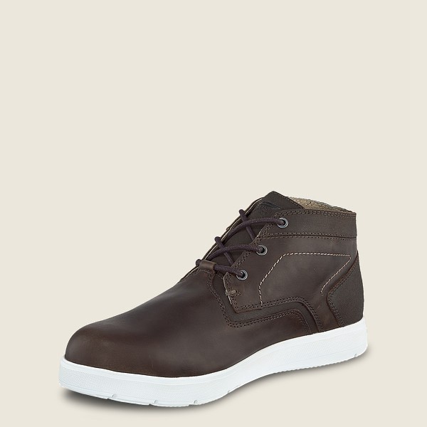 Safety Støvler Herre - Red Wing Zero-G Lite - Toe Chukka - Mørkebrune - HPYBAR-891